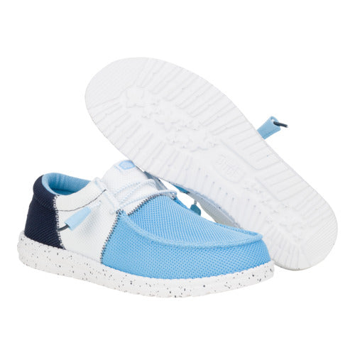 Wally Tri Varsity Mesh - Sky/White - Image 3