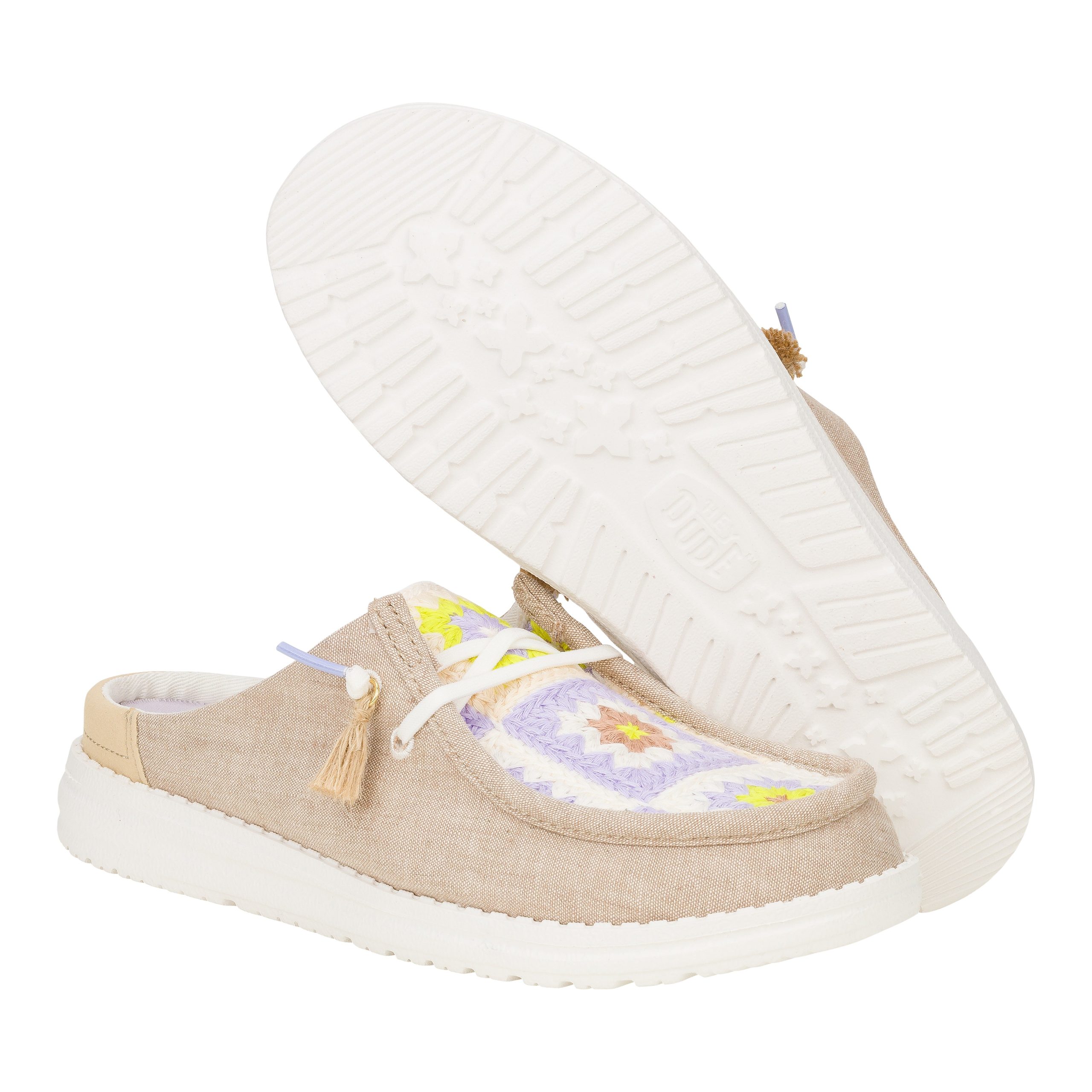 Wendy Slip Cottage Crochet - Wood Ash/Multi - Image 3