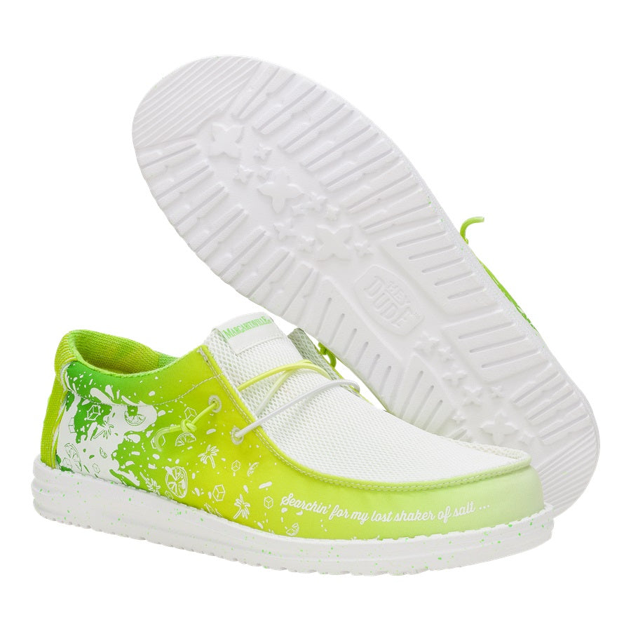 Wally Margaritaville 2 - White/Lime - Image 4