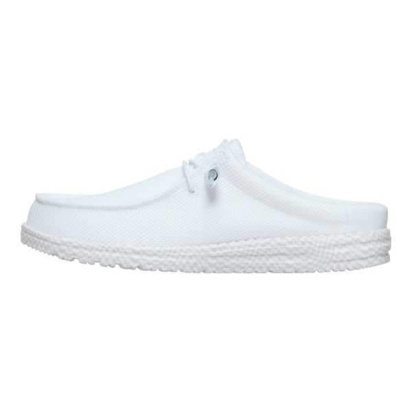 Wally Slip Warped Geo - White/Dawn Blue