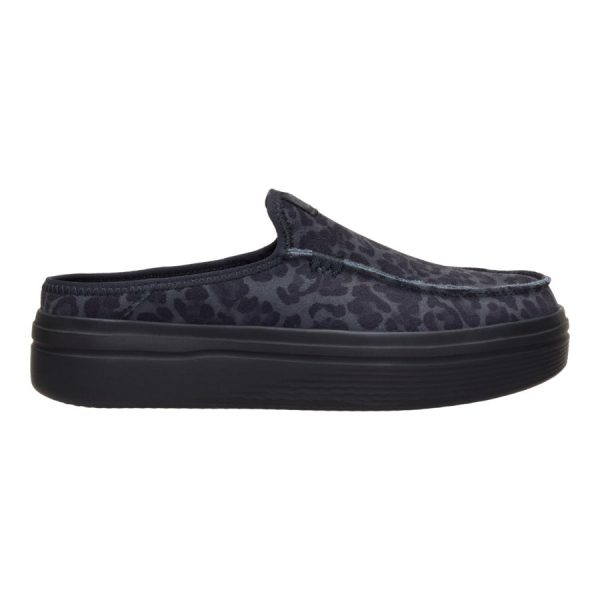 Austin Lift Suede Animal - Black Leopard