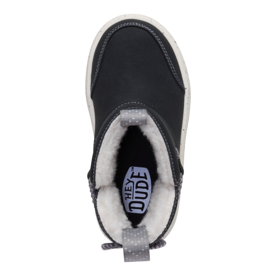 Camden Bow Boot Toddler Cozy - Black - Image 6