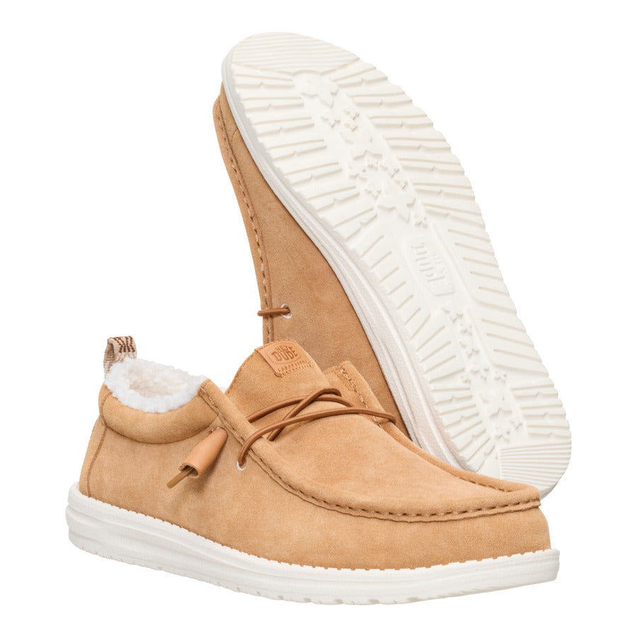 Wally Suede Shearling - Lion Orange/Multi - Image 3