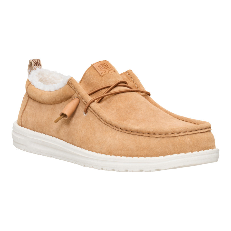 Wally Suede Shearling - Lion Orange/Multi - Image 7