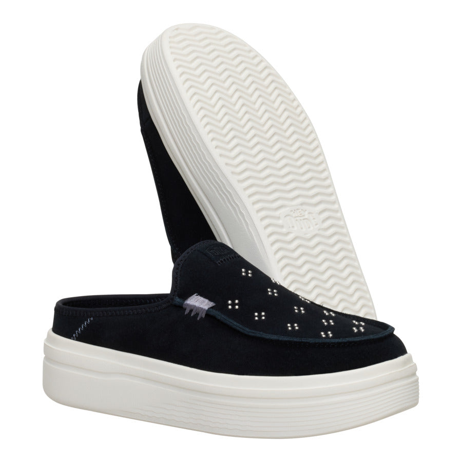 Austin Lift Suede Stud - Black - Image 4