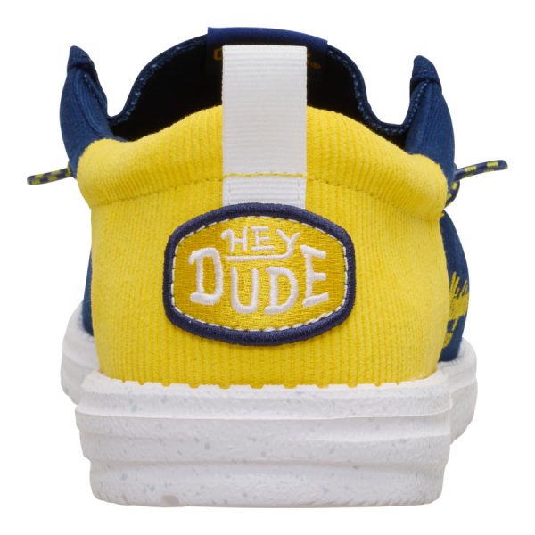 Wally Funk Michigan Wolverines - Navy/Gold/White