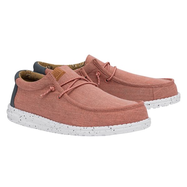 Wally Washed Canvas - Red